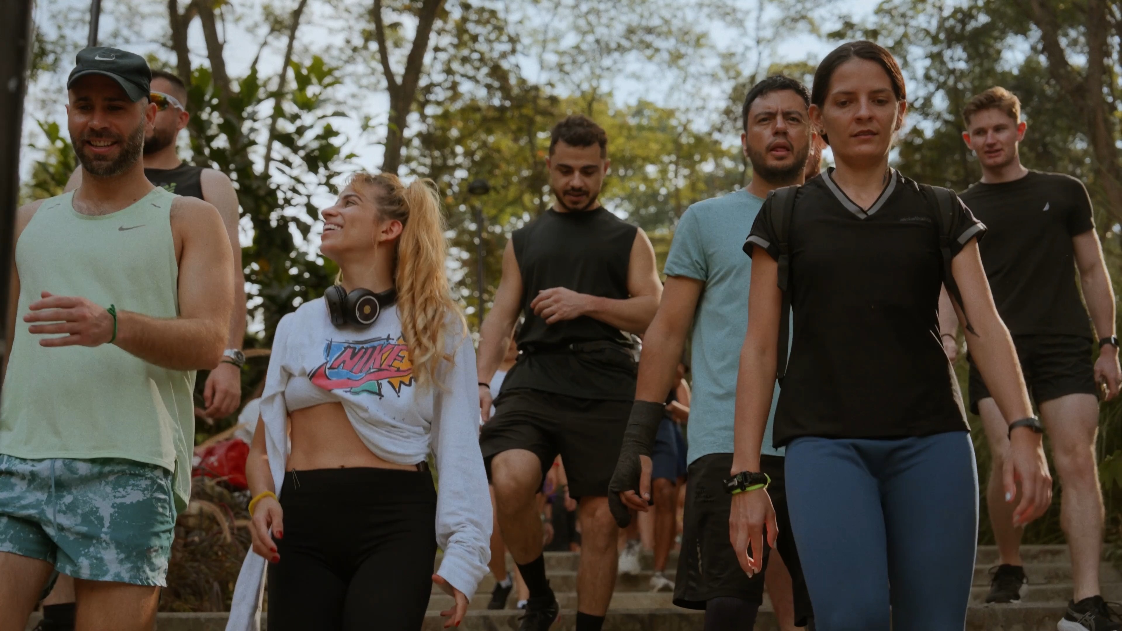 On-location fitness content, Medellín